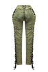 Unholy Side Lace Up Denim Jeans